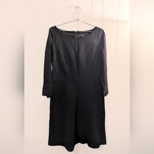 J.Crew black 3/4 sleeve dress.